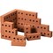 Construction Stacking Building Red Brick Block, Rectangle Foam Kids Pretend Play Creativity Toy